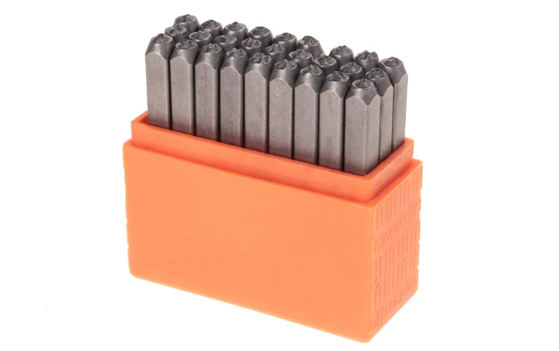 ImpressArt Prägestempel Set 3 mm Grossbuchstaben, 27 pieces