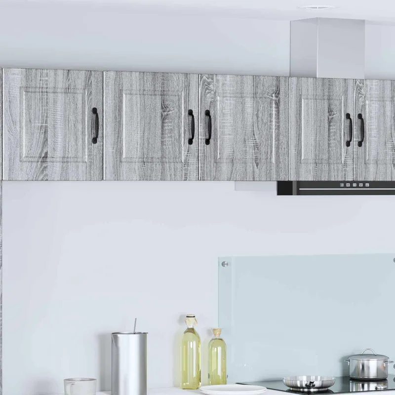 Meuble mural PORTO Gris Sonoma 80 x 31 x 40 cm