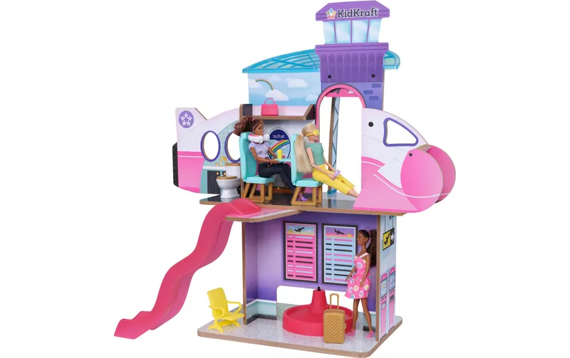 Kid Kraft Puppenhaus 2-in-1 Flughafen et Jet