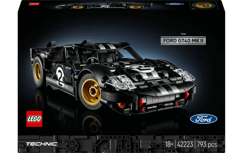 LEGO® Technic 1966 Ford GT40 MKII Rennwagen 42223