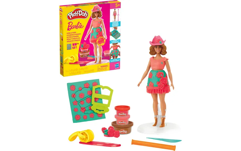 Play-Doh Knetspielzeug Barbie Blüten and Fransen