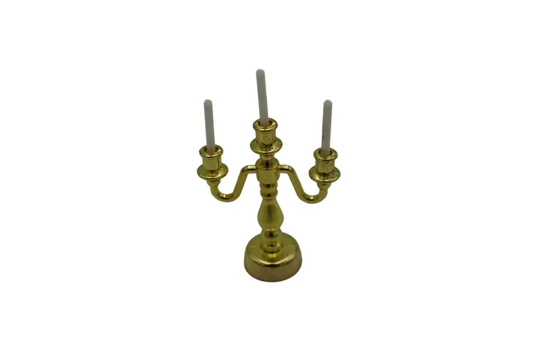 Bottsa Mini-Figur Leuchter Goldfarben 5 cm