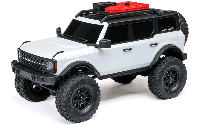 Axial Rock Crawler SCX24 Ford Bronco, bianco RTR, 1:24