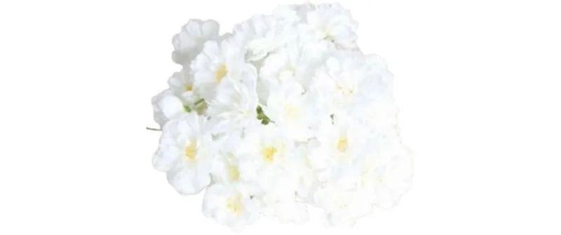 Dekomat AG Kunstblume Kirschblüten blanc