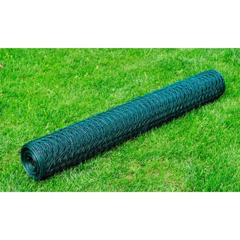 Drahtzaun mit PVC-Beschichtung 25x0,5 m verde
