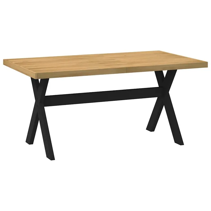 Esstisch NOAIN X-Form-Beine 160x90x75 cm legno massiccio pino