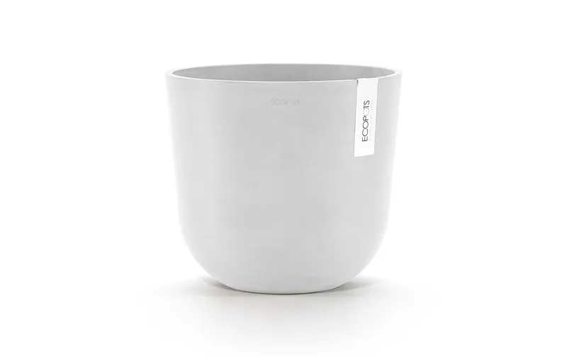 Ecopots Pflanzentopf Oslo 25, Weiss