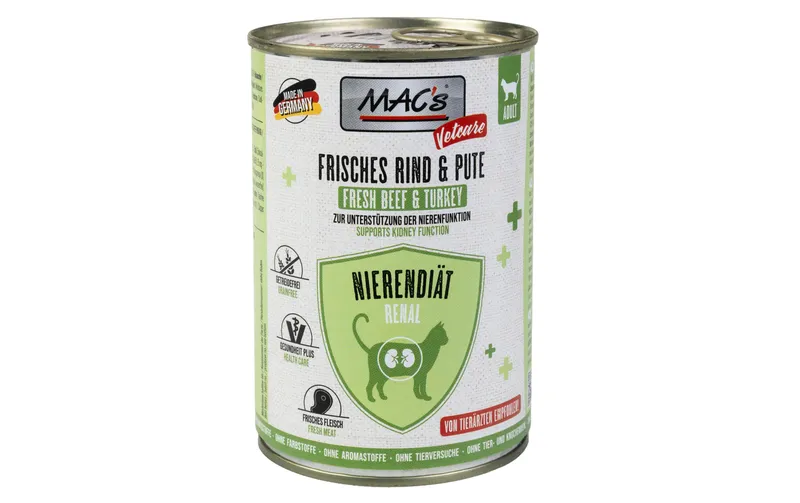 MAC's Vetcare Nierendiät Rind e Pute 0.4 kg
