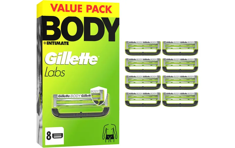 Gillette Body & Intimate Ersatzklingen 8 pièces