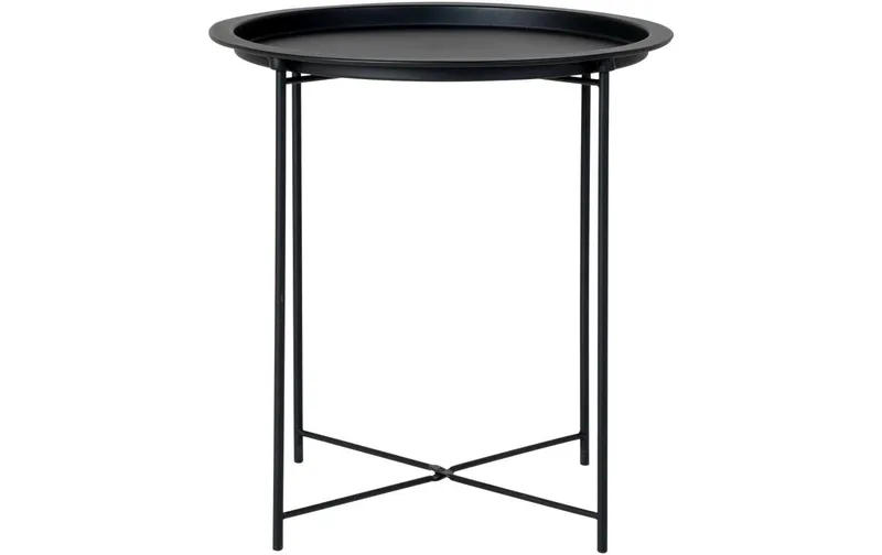House Nordic Beistelltisch Bastia 50.5 x 46.8 cm, noir