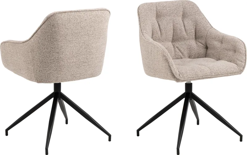AC Design Stuhl Brooke Monza2, 1 pièces, Beige