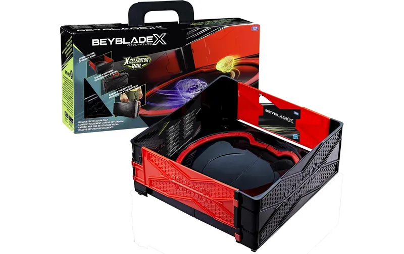 BEYBLADE BEY X Clash And Carry Stadium-Arena Mobile, faltbar
