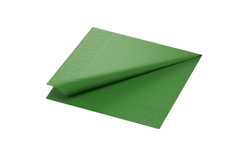 Duni Papierservietten 3-lagig leaf green 40 cm x 40 cm, 250 pezzi