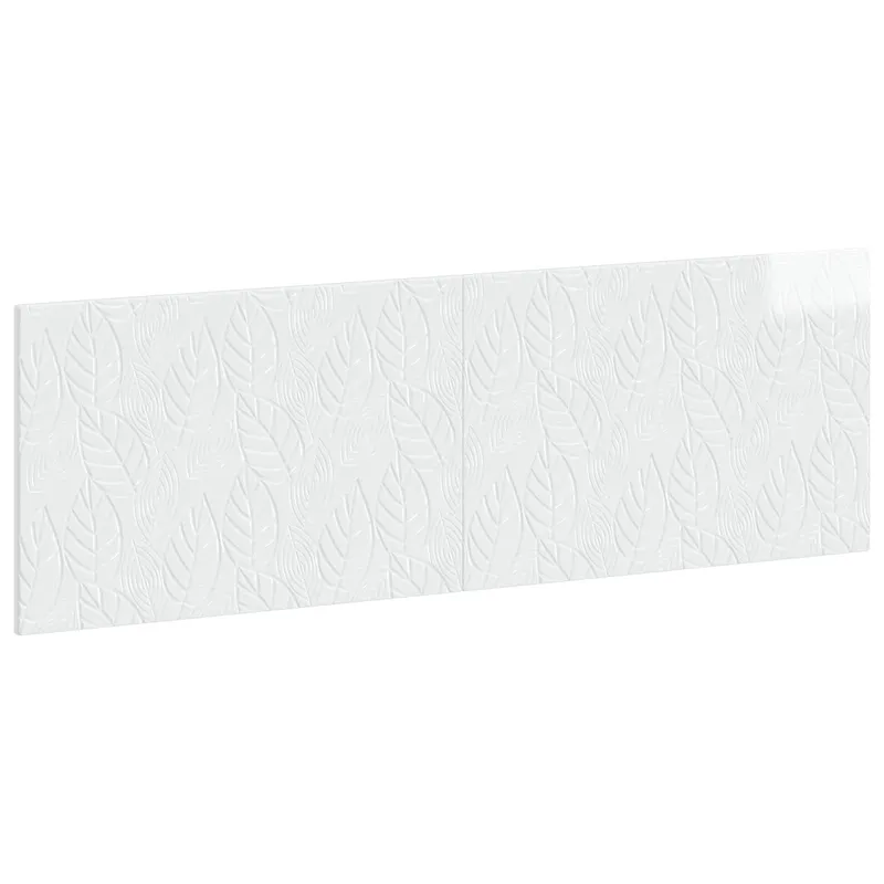 Wandmontiertes Kopfteil DELFT Hochglanz white engineered wood