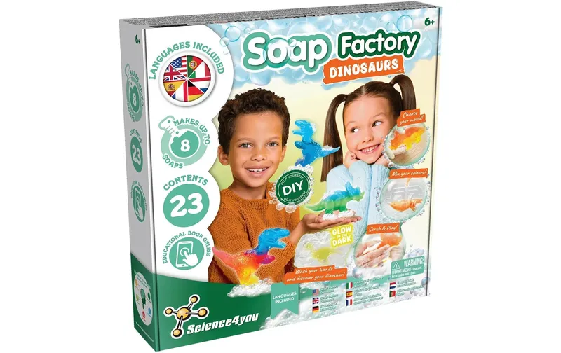 Science4you Experimentierkasten Soap Factory Dinosaurs
