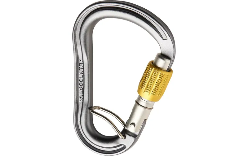 Wild Country Carabiner Xenon HMS Belay Grau