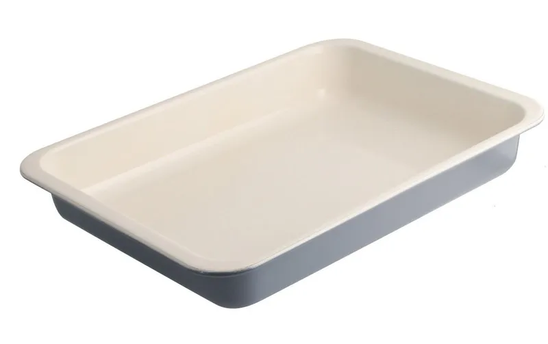 Zenker Auflaufform und Grillform Eckig, Crème