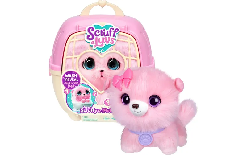 moose Plüsch Scruff-A-Luvs Pet pink Little, 22 cm