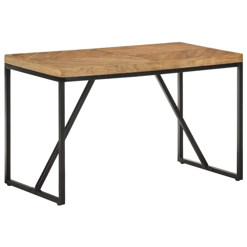 Esstisch 120x60x76 cm legno massiccio acacia e Mango