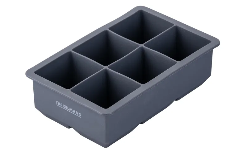 Fackelmann Eiswürfelform XXL 150 x 95 x 45 mm, Grau