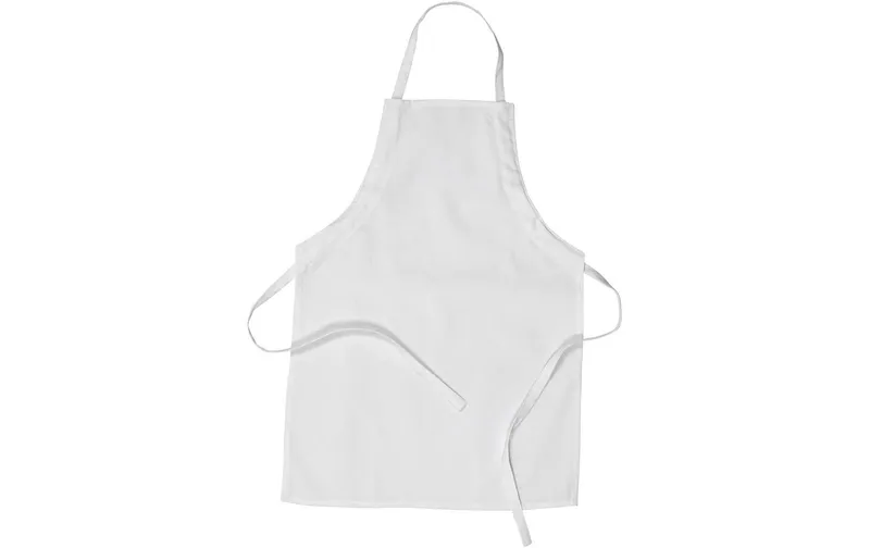 Creativ Company Schürze 61 x 43 cm Kinder Baumwolle, white
