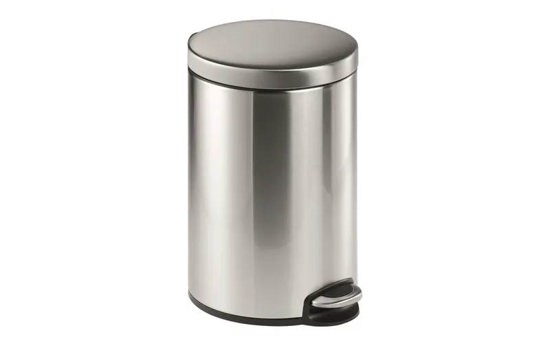DURABLE Treteimer 12 l, silver
