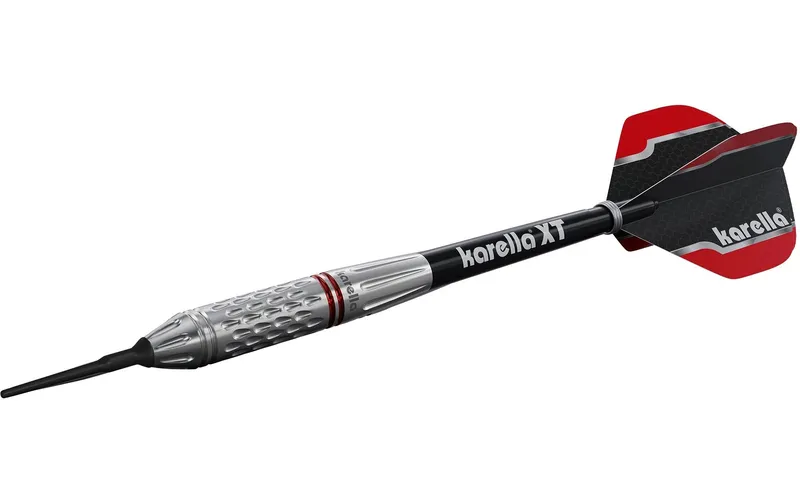Karella Dartpfeile Softdart Commander 19g, 3 Stück – Silber