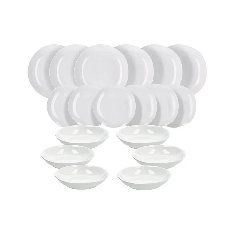 Tognana Speise-Service Delphi 18-teilig, Weiss