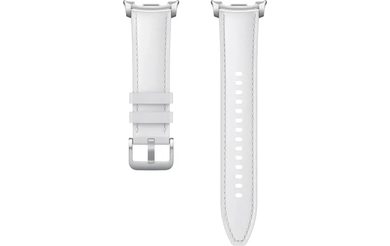 Samsung Hybrid Eco Leather Band S/M/L Watch8 blanc