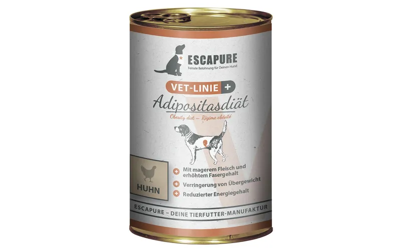 Escapure VET-Linie Nassfutter Adipositas Hähnchen 0.4 kg