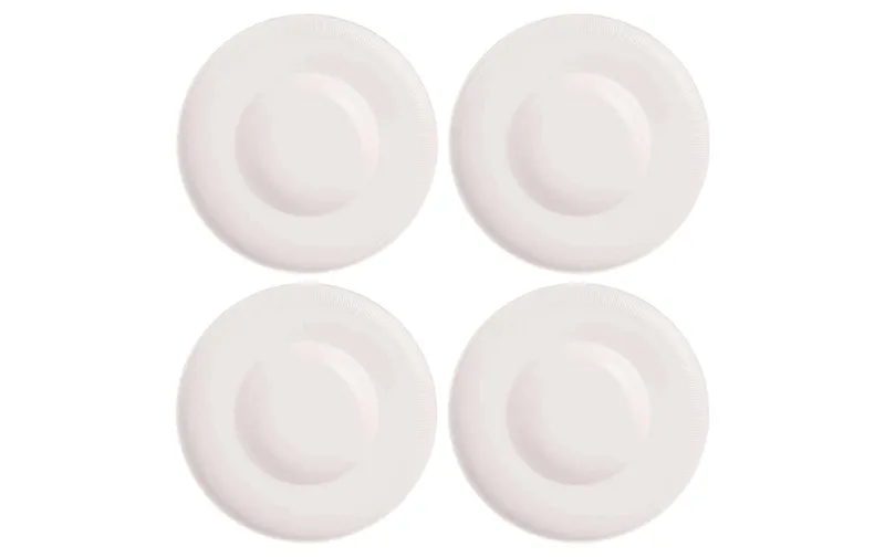 Villeroy & Boch Suppen- & Pastateller Afina Ø 29 cm, 4 pièces,blanc