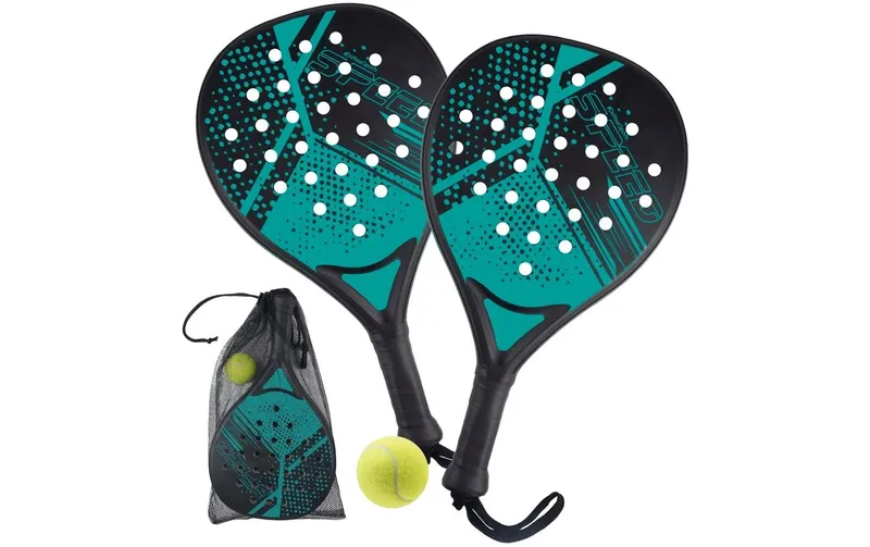DoYourSports Padelschläger 46.5 cm Starter Set 4-tlg. noir