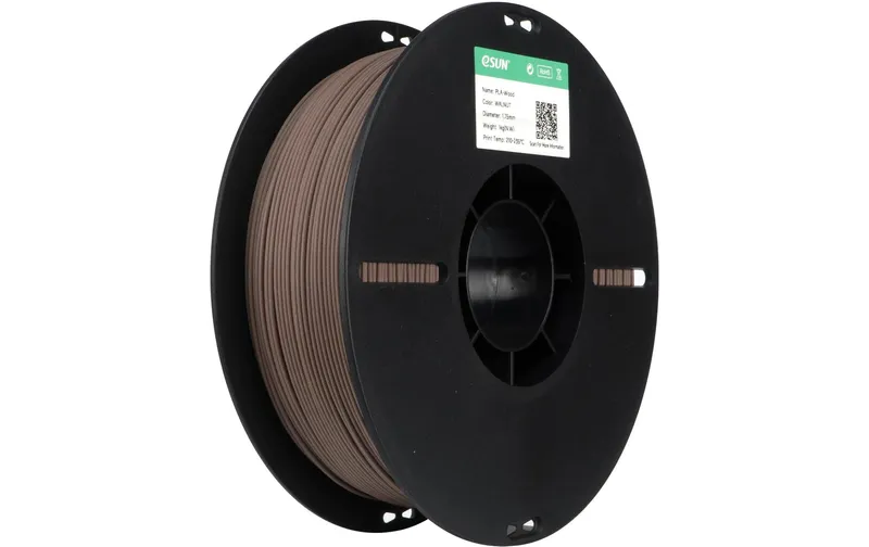 eSun Filament PLA Wood, Walnuss 1.75 mm 1 kg
