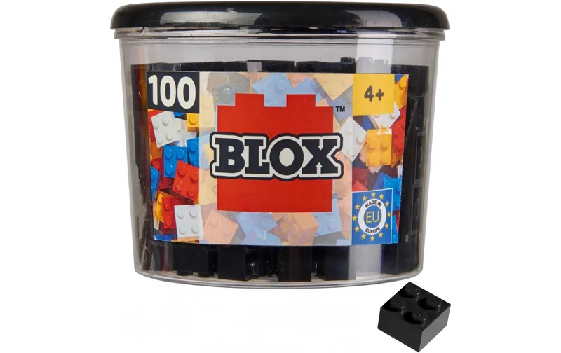 BLOX Bausteine 100 black 4er Steine