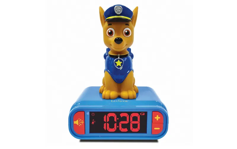 Lexibook Wecker mit Nachtlicht Paw Patrol Chase