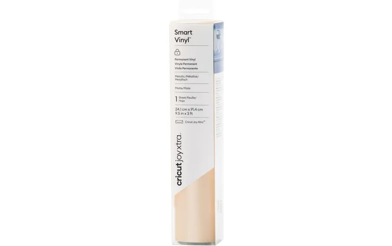 Cricut Vinylfolie Joy Xtra Smart permanent 21 x 91 cm, Champagner