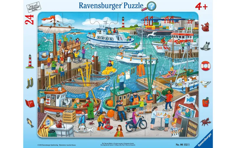 Ravensburger Puzzle Ein Tag am Hafen 24 Teile
