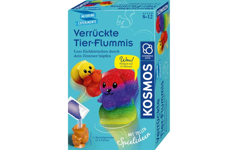 Kosmos Experimentierkasten Verrückte Tier-Flummis