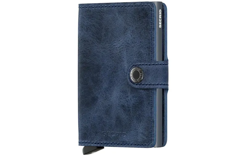 SECRID Portemonnaie Miniwallet Vintage Blue