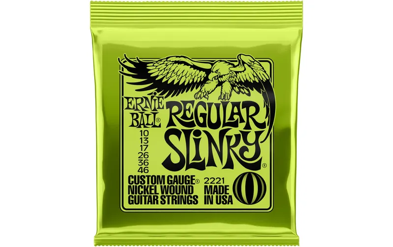 Ernie Ball Gitarrensaiten 2221 Slinky Nickel – Regular 10-46