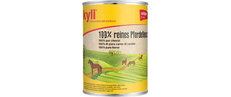 kyli Nassfutter 100% Pferdefleisch 800 g