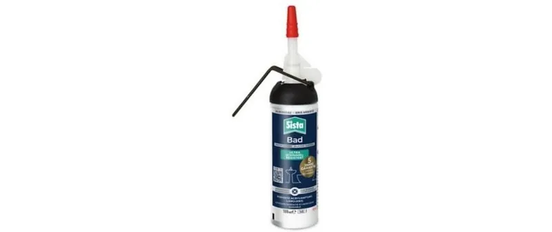 Sista Sanitärsilikon Spender ultra schimmelresistent grau 100 ml
