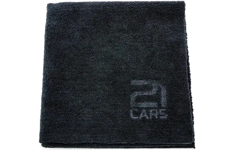 21CARS Edgeless Mikrofaser-Handtuch 3er-Set 40 x 40 cm noir