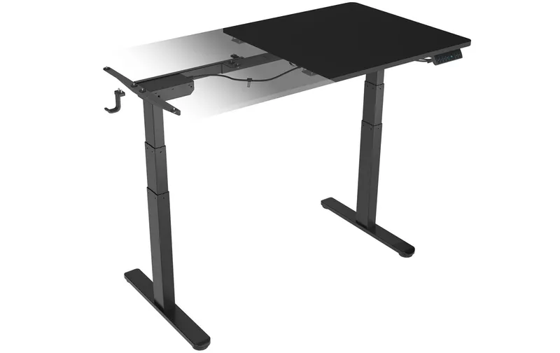 ICY BOX Stehtisch 140 x 70 cm, black