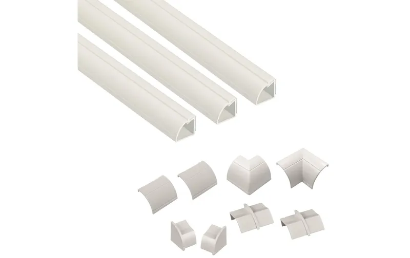 STEFFEN Kabelkanal D-Line 22 x 22 mm, 1 m, bianco