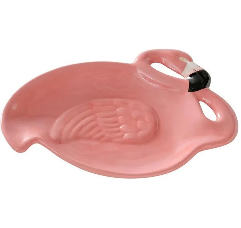 Boltze Servierplatte Flamingo 28 cm