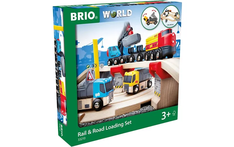 BRIO Strassen & Schienen Steinverlade Set
