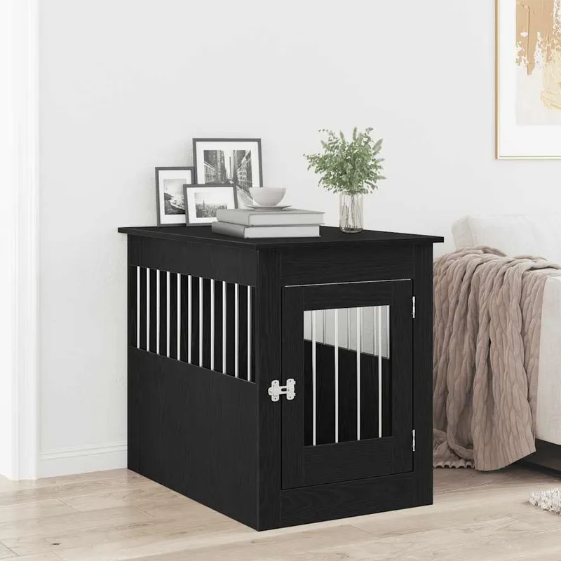 Hundebox-Möbel Schwarze Eiche 55 x 80 x 68 cm Holzwerkstoff