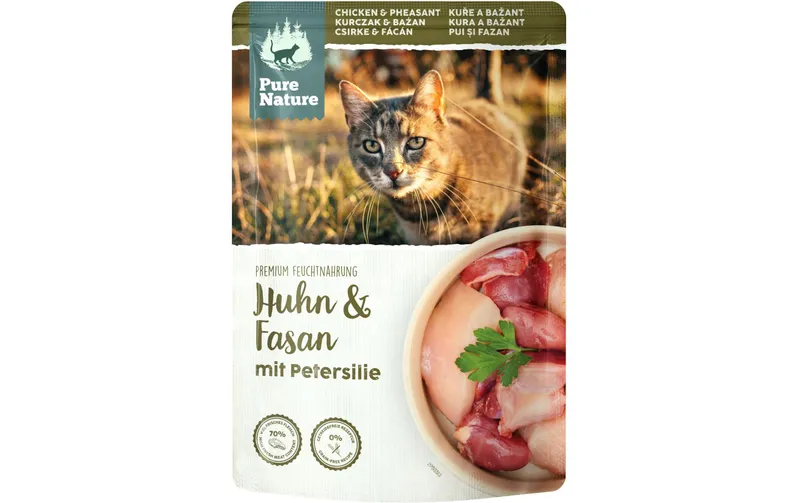 Pure Nature Nassfutter Huhn&Fasan, 85 g