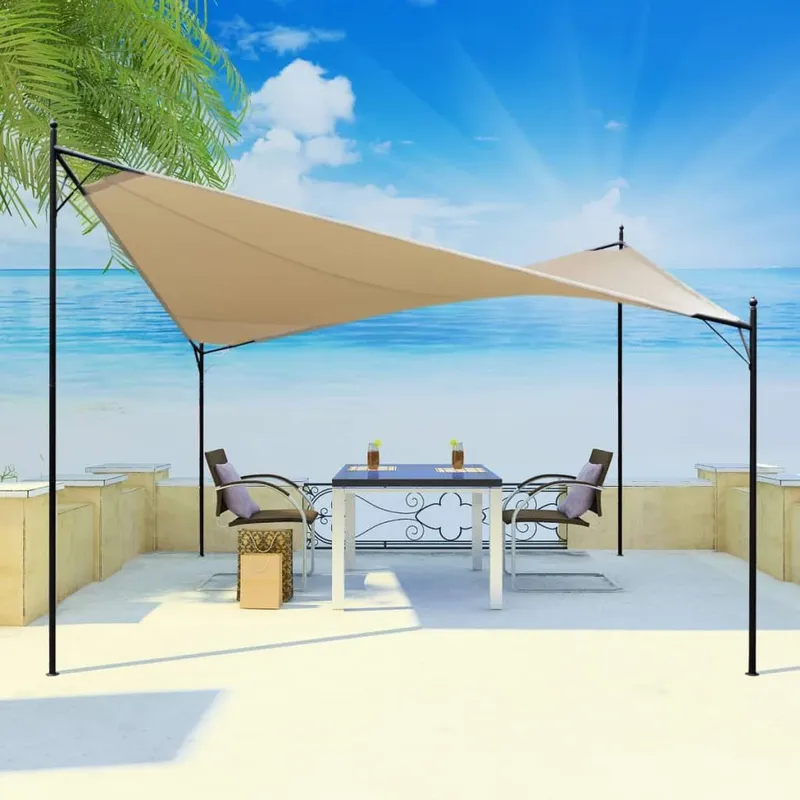 Sonnensegel con Gestell Pavillon 4x4 m